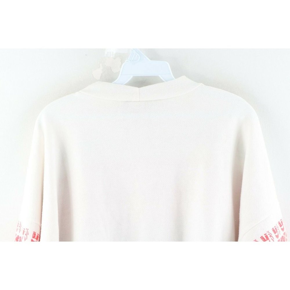 Vintage 90s Streetwear Womens 22 All Over Print Christmas Ugly Sweatshirt USA - Picture 8 of 10